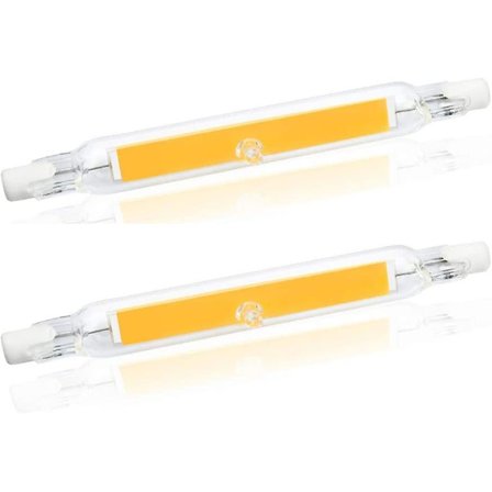 5w R7s 78mm J78 Cob Filament LED-pære, 500 Lumen 360 Grader, 30w
