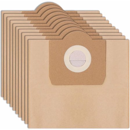 10 kpl - 6.959-130.0 Paperipölypussi, pussi Kärcher-pölynimurille, märkä- ja kuivaimurin varaosa, Kärcher WD3 MV3 A2204 -malleille