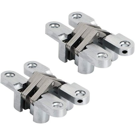 Keittiön oven sarana 180 asteen piilotetut saranat kaappiin, kaappiin, vaatekaappiin, ruostumattomasta teräksestä valmistettu piilotettu sarana 2 kpl 