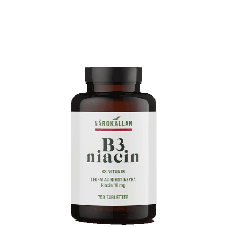 Närokällan B3 Niacin 10 mg 750 tabletter