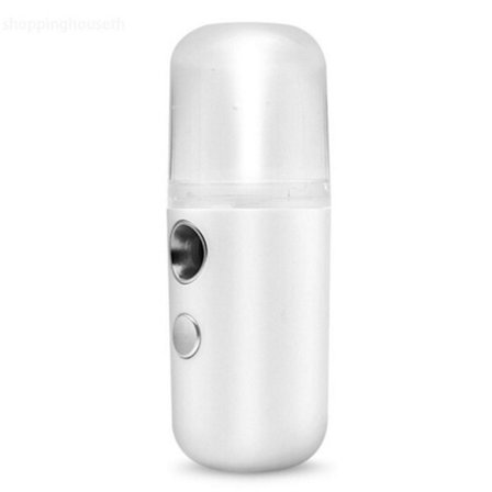 Nano Face Mist Spray Facial Steamer för Hydrating Massager Clea Vit vit