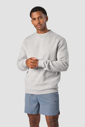 ICANIWILL - Everyday Crewneck Men Light Grey Melange - Oberteile - Herren - ICIW