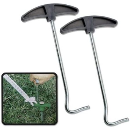 DIY 2 stk Teltpluggtrekker, Teltplugg Markkrok Trekker Teltplugg Spiktrekker, Teltplugg Markkrok Trekker Fjerner
