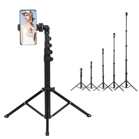 Mobilfäste / kamerastativ selfiepinne tripod (45-160 cm)