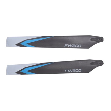 Erittäin kestävä turvallinen RC-helikopterin potkurin lisävaruste Fly Wing FW200 -malliin, sininen