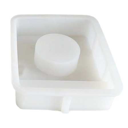 Kaniner Ljusstake Mould Handgjord Ljusstake Gör Mall för Heminredning