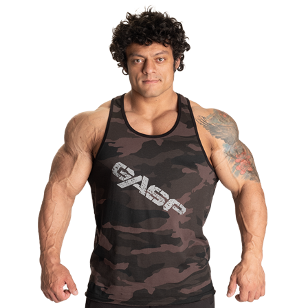 GASP Vintage T-Back Linne Mørk Camouflage
