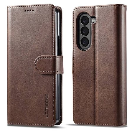 LC.IMEEKE Plånboksfodral Samsung Galaxy Z Fold 6 Brun