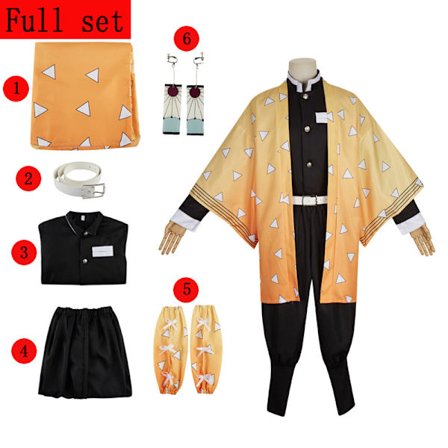 Mub - Nyt design japansk anime Demon Slayer Cosplay tøj Tanjirou Nezuko Tomioka Rengoku Cosplay kostume