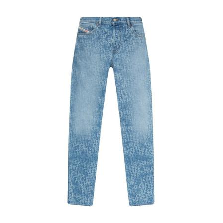Diesel, 1995 slim fit jeans Blauw, Heren, Maat:W29 L32,Katoen,Patches
