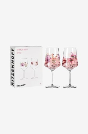 Ritzenhoff - Vinglass Sommersonett 2-pk NO:4 - Transparent - Vinglass - Fra Homeroom