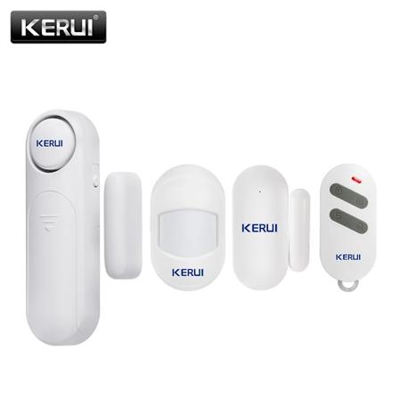 KERUI D121 Trådløs Dør- og Vindue Magnetisk Sensor Alarm 120dB Tyverisikring 300ft Fjernbetjening Detektorer Hjemmesikringssystem Alarm Kit 6