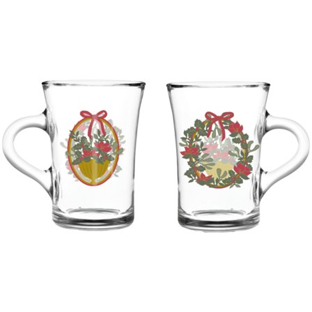 Holmegaard Jule-hotdrink-glas 2025 23 cl × 2 stk., multi | KitchenOne