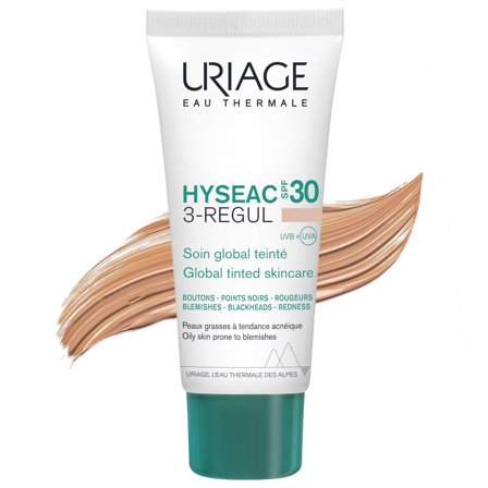 URIAGE HYSÉAC 3-REGUL Trattamento Globale Colorato SPF30 40ml - Crema viso colorata antimperfezioni