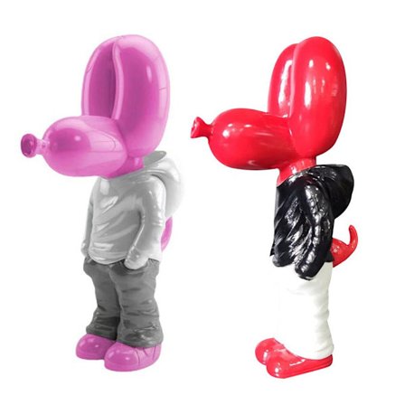 Skulptur för nordisk ballongstaty Harts Hundstaty