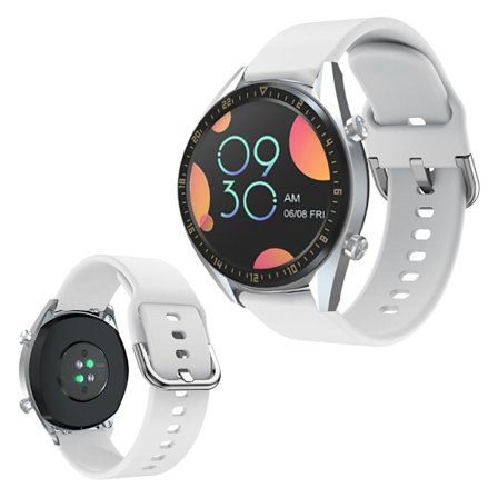 Huawei Watch GT hållbar silikon klockarmband - vit