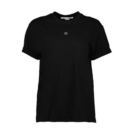 Stella McCartney, Stella Star T-shirt Czarny, Kobieta, Rozmiar: XS