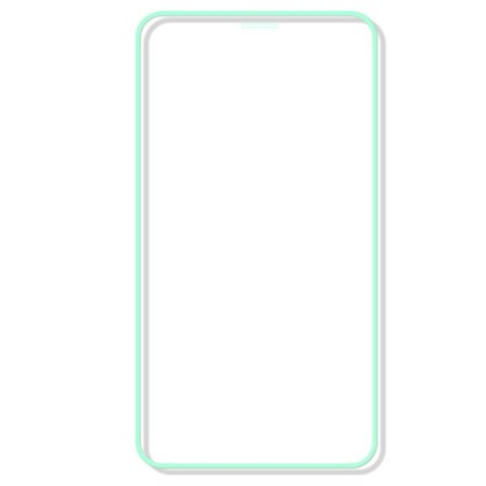 iPhone SE 2020 Skärmskydd Självlysande Ram 9H 0,3mm