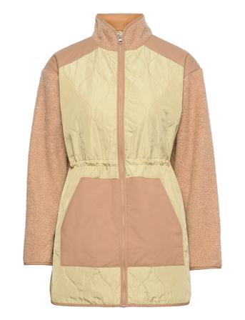 Slumina Fleece Jacket Sweatshirts & Hoodies Fleeces & Midlayers Brun Soaked In Luxury