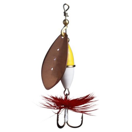 Wipp Spinnare 7 g Koppar Gul/Vit