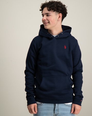 U.S. Polo Assn. DHM LB Hoodie Blå Huvtröjor/Hoodies Kille - Kids Brand Store