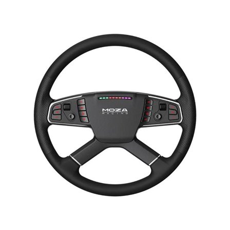 Moza Racing TSW Lastbilsratt i 400 mm-format med RGB-knappar och snabbkoppling