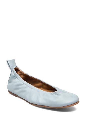 Teano Pastel Blue Nappa Designers Ballerinas Blue ATP Atelier