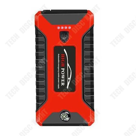 Nödbilstarter - TECH DISCOUNT - 89800mAh - 12V - LED - Intelligent skydd