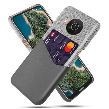 Bofink Nokia X10 / Nokia X20 skal med korthållare - Silver/Grå