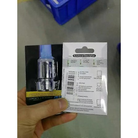 LED Vannkran Fargeendrende Temperatur Sensor Kjøkken Baderom Dusj Kran Munnstykke Hode Adapter