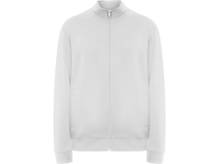 ROLY Sweater zip ulan unisex vit XL - Lyreco - Arbetskläder - Arbetströjor - Sweatshirts och koftor