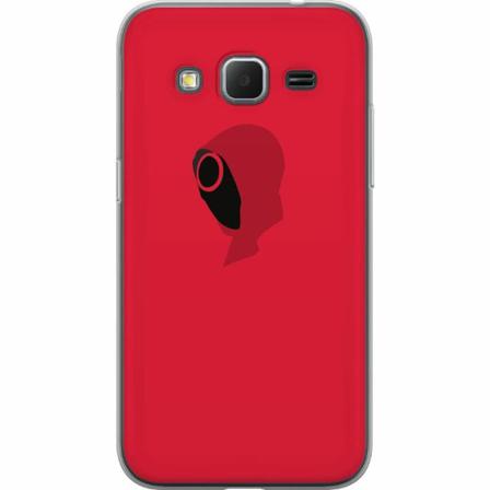 Samsung Galaxy Core Prime Genomskinligt Skal Squid Game