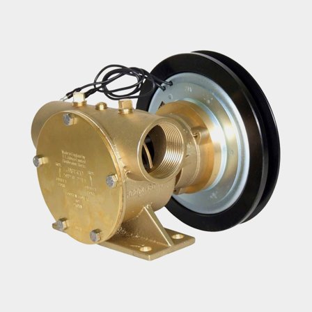 Pump med remskiva 1xB spår 12V