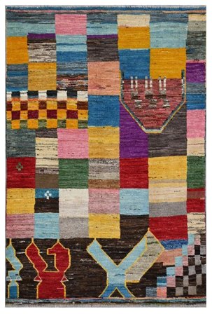 Moroccan Berber - Afghanistan Håndknyttet 120X183 Teppe Afghanistan