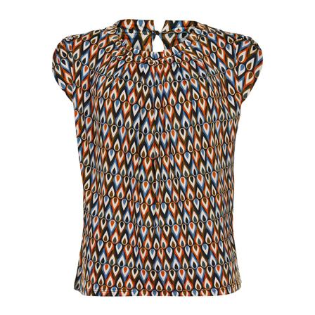 IN Front, T-Shirts Blauw, Dames, Maat:L,polyester