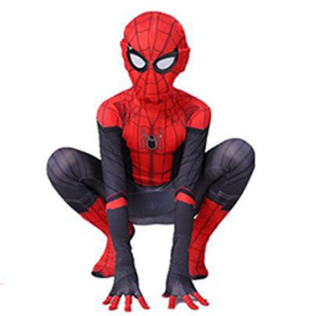Halloween-lasten Spiderman-asu Fancy Mekko Cosplay-juhlamekko