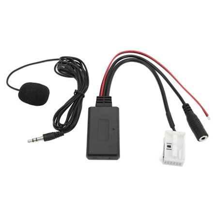 Bluetooth 5.0 AUX Bilstereo Ljudadapter med Mikrofon för RCD310 RCD510 RNS510