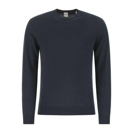 Aspesi, Round-neck Knitwear Blauw, Heren, Maat:S