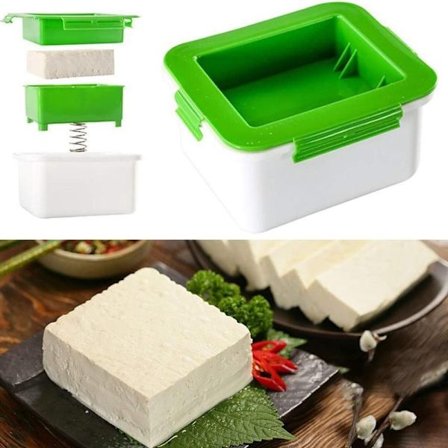 Tofu Press DIY Plastform Sojabønne Transform Hjemmelavet Stilfuld Presse Afløbsboks