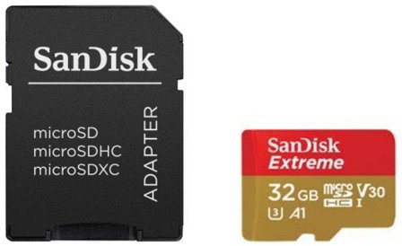 Sandisk Extreme - flashminnekort - 32 GB - microSDHC UHS-I