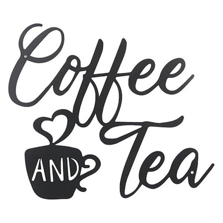 Kaffe- och Te-skylt Hängande Ornament Modell Dekorationstillbehör