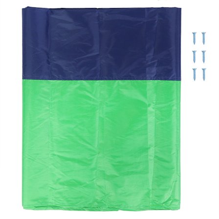 132x226cm 210D Oxford-kangas ulkoilma puutarha markiisi katto suoja keinu katos puutarha tarvikkeet (vihreä harmaa sininen)