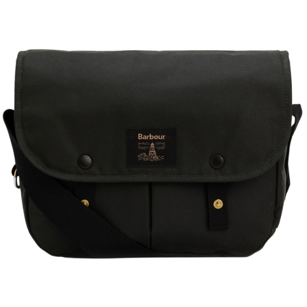Barbour Field Wax Riever Crossbody Bag Sage