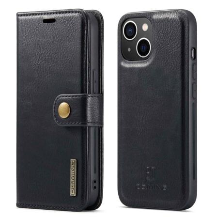 Dg.ming Premium Plånboksfodral För Iphone 14 Max - Svart Black
