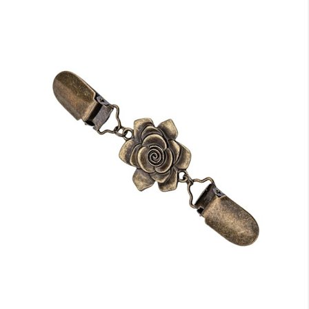 Vintage Sjalspänne - Halkfritt Tröjklämma för Koftor och Scarves