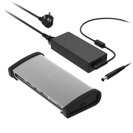 j5create JTD562 - dokkingstasjon - USB-C / Thunderbolt 3 / Thunderbolt 4 - 2 x Thunderbolt 4 - GigE