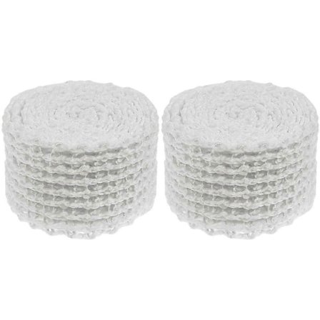 2 Ruller Kjøttnett Skinke Pølse Snor Rull Kjøtt Pølseinnpakning Verktøy(2m)