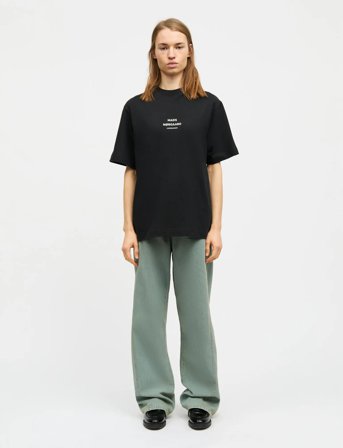 Mads Nørgaard Cotton Jersey Dassel Tee - Black - XL