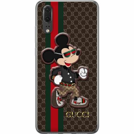Huawei P20 Genomskinligt Skal Cc Happy Mouse