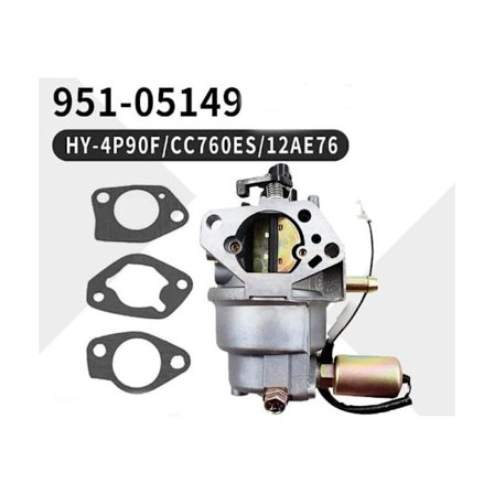 Kaasutin MTD 951-05149 HY-4P90F CC760ES 12AE76JU,AAFGVC